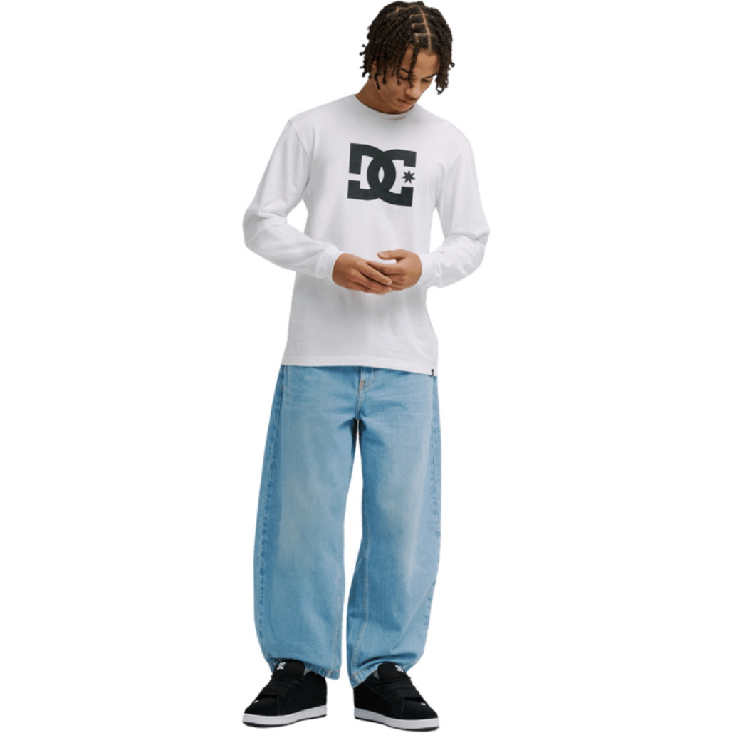 2026 DC Shoes Mens DC Star T-Shirt ADYZT05372 - White